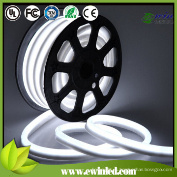 Luz flexible de neón de 15 * 25 mm con PVC blanco Miky